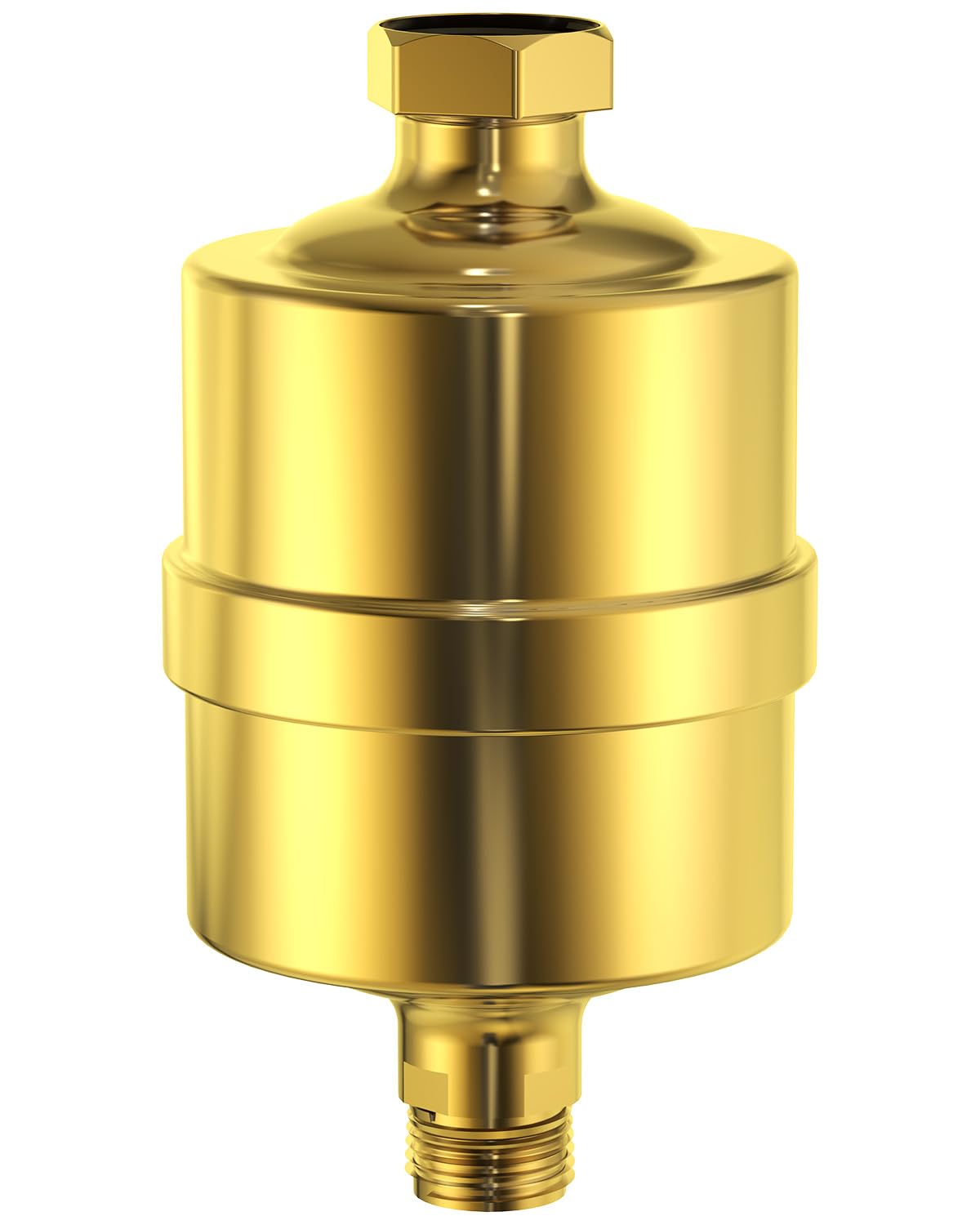 All Metal Gold Shower Water Filter (Gold)