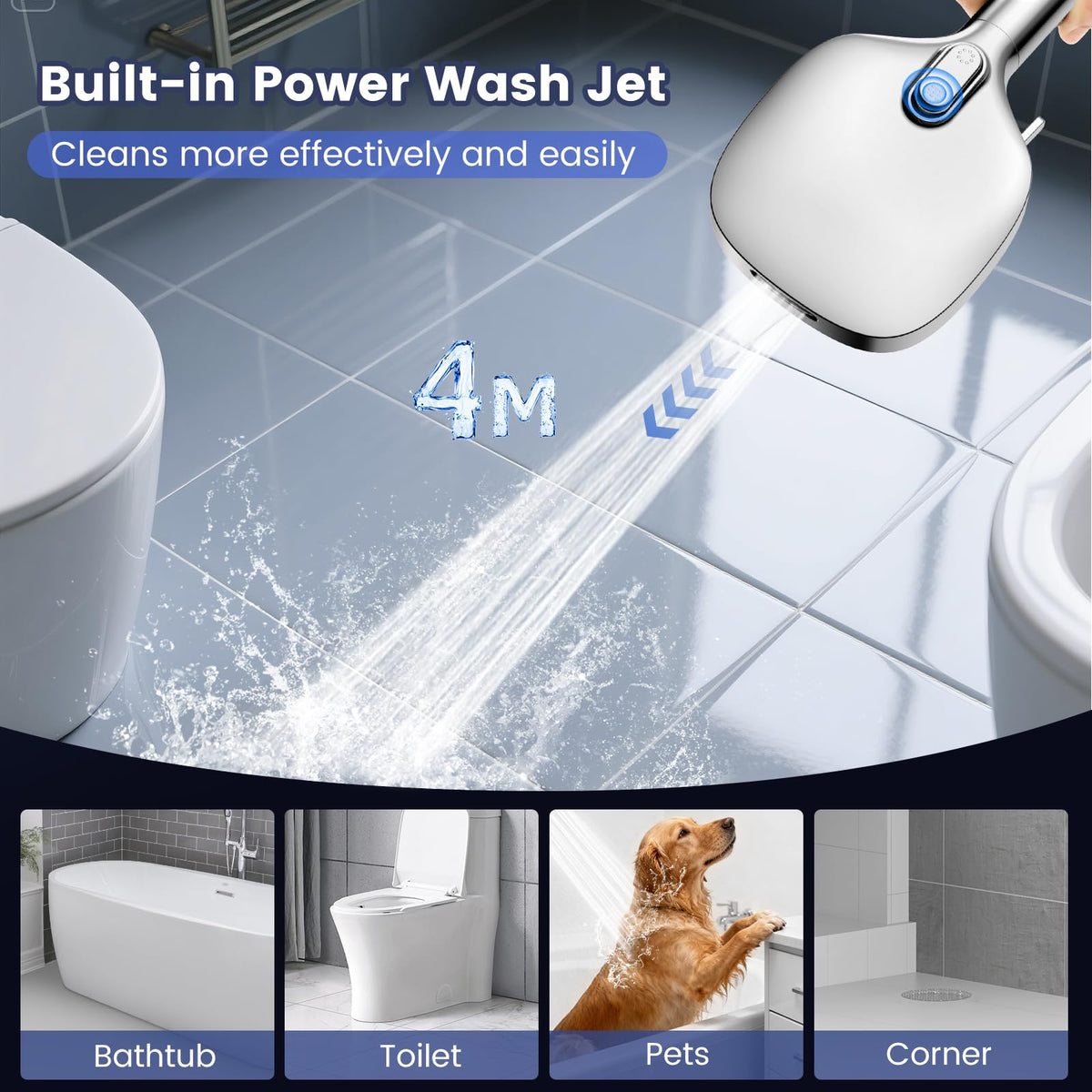 Filtered Shower Head with Handheld (Chrome)