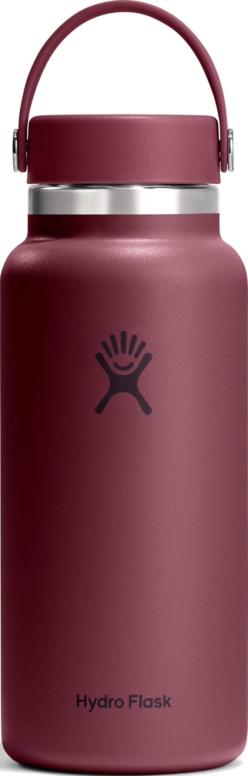 Water Bottle Insulated Stainless Steel (32 Oz / Burgundy)