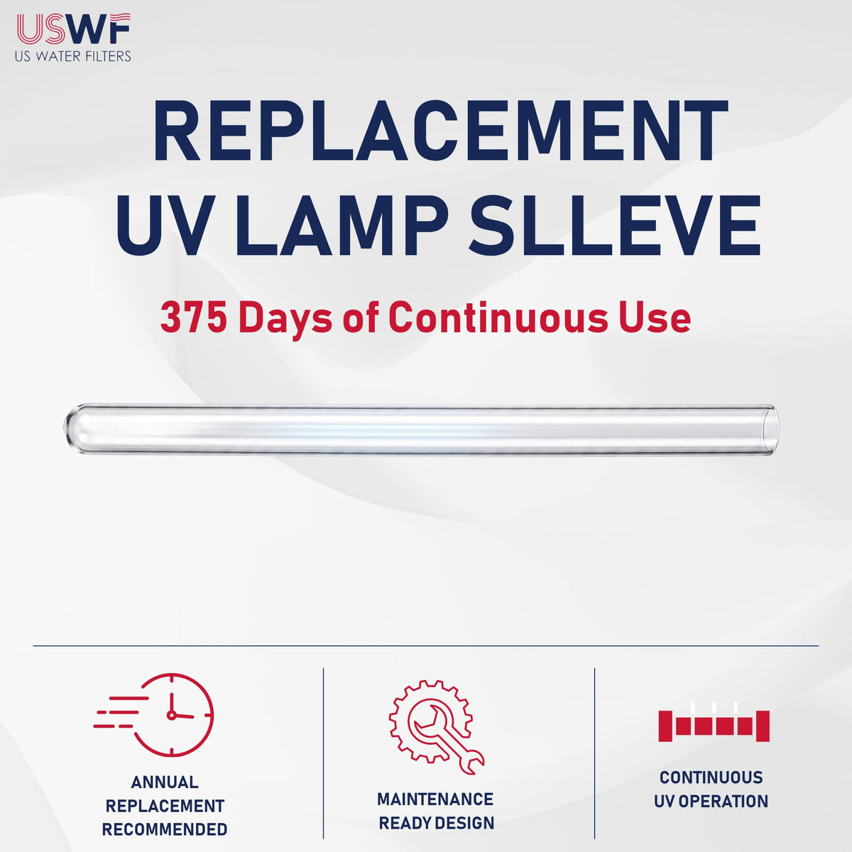602975 Quartz Sleeve Replaces VIQUA H (Sleeve)