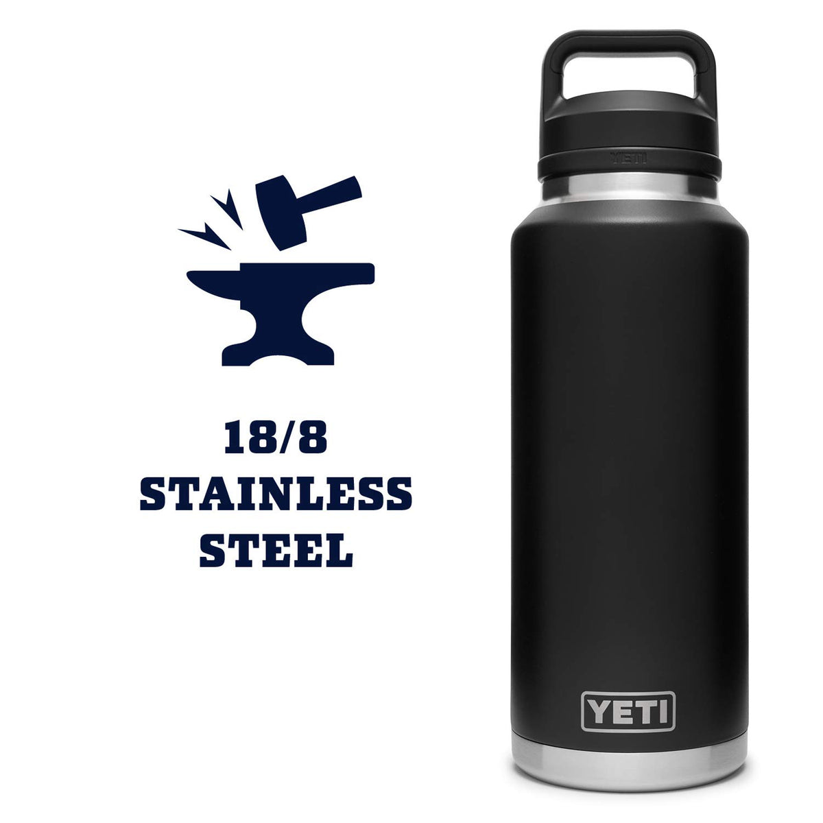 Rambler 46 oz Bottle (Black)