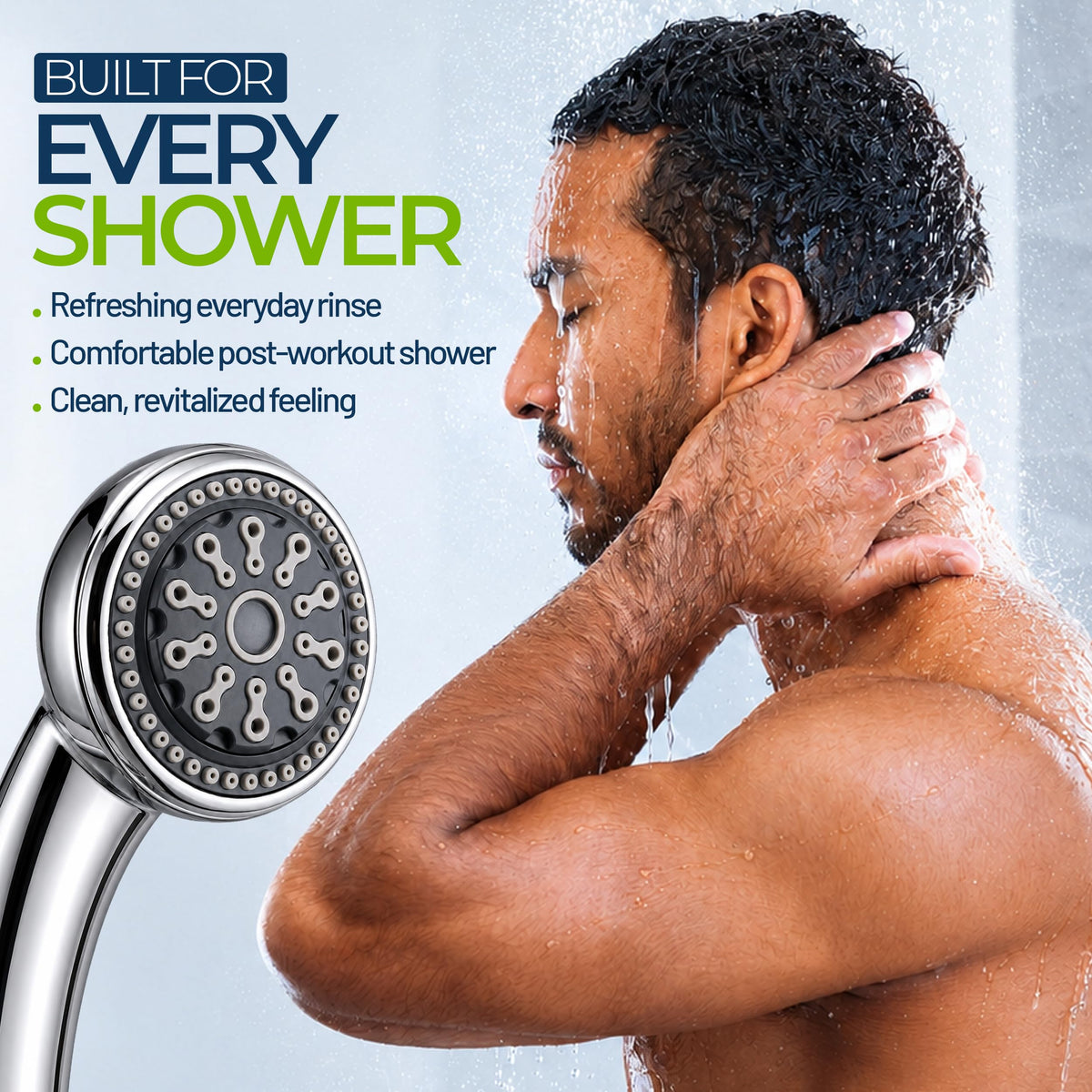 SF 7C Shower Filter System with Adjustable Handheld Shower Wand (2.5 GPM / Chrome)