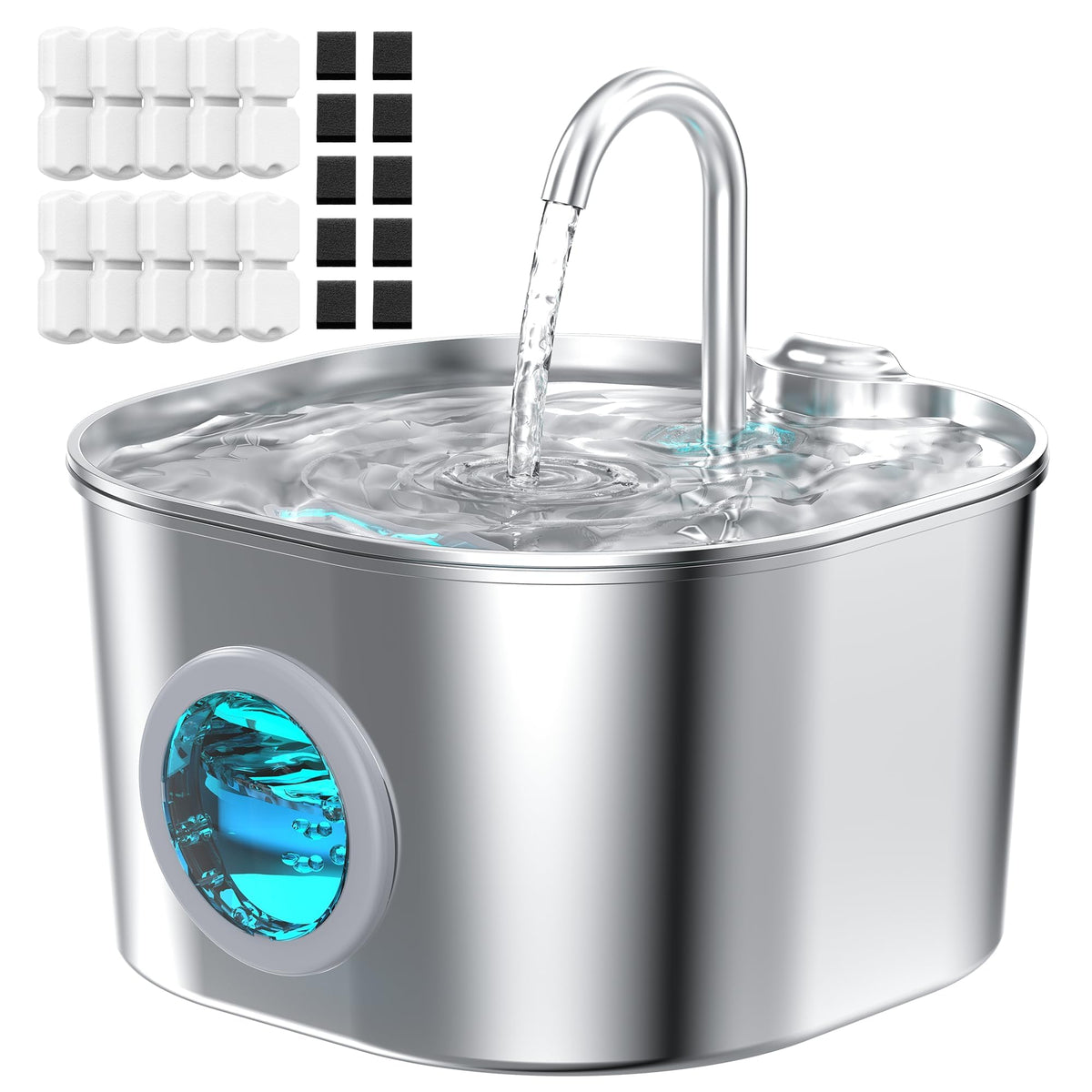 Cat Water Fountain Stainless Steel