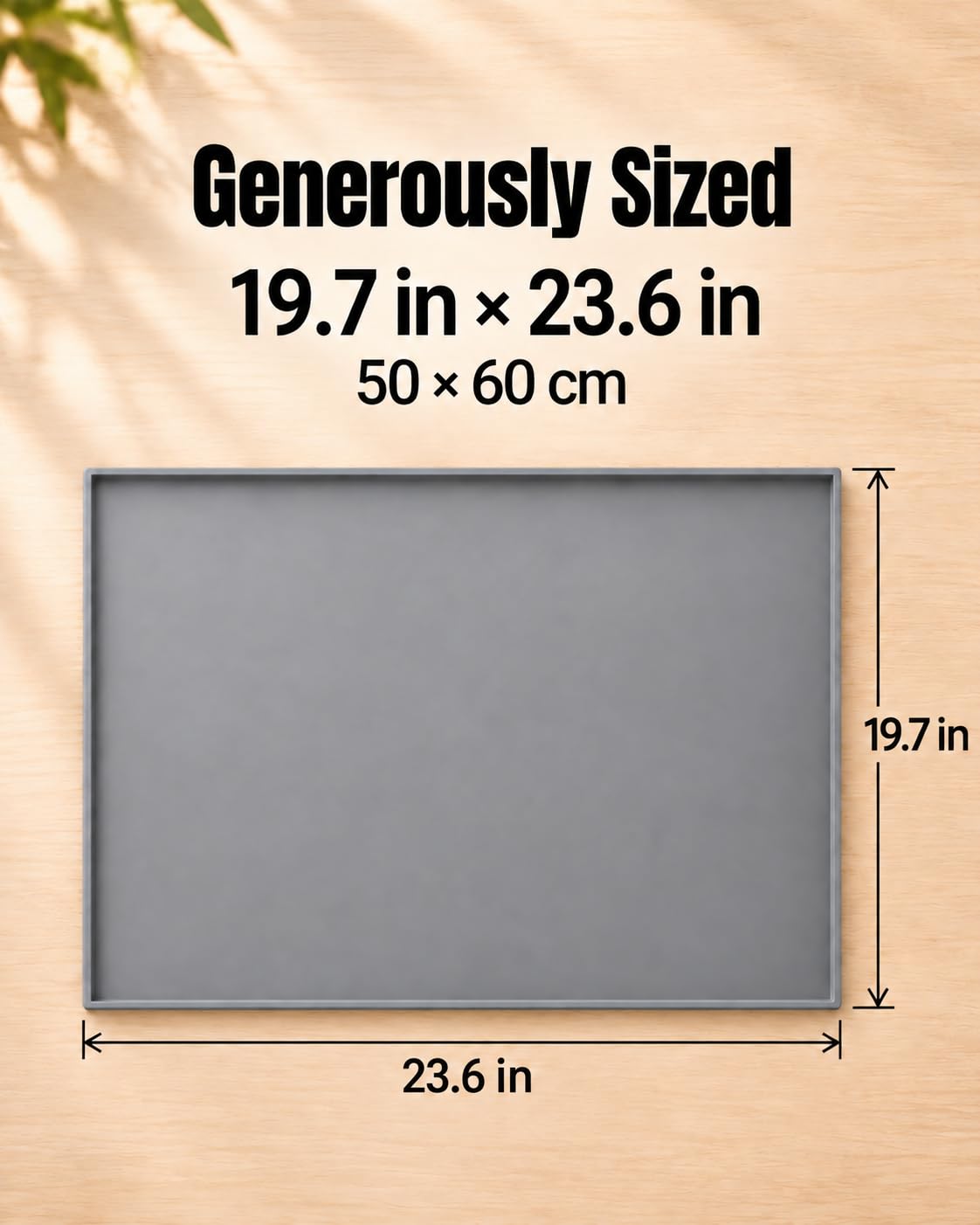 2.4 Gallon Dog Water Bowl Dispenser with Silicone Mat
