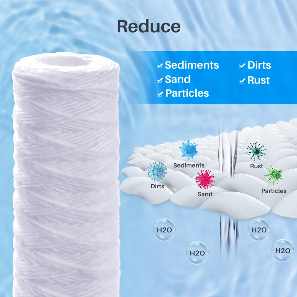String Wound Filters for HF (4 Pack)