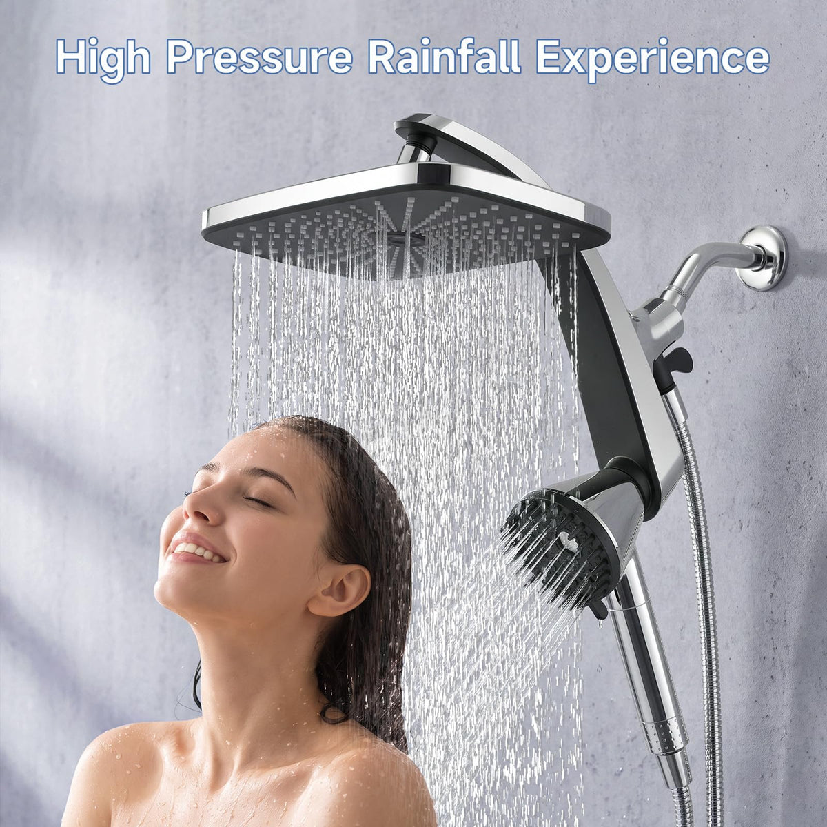 Shower Head with Handheld (Chrome)