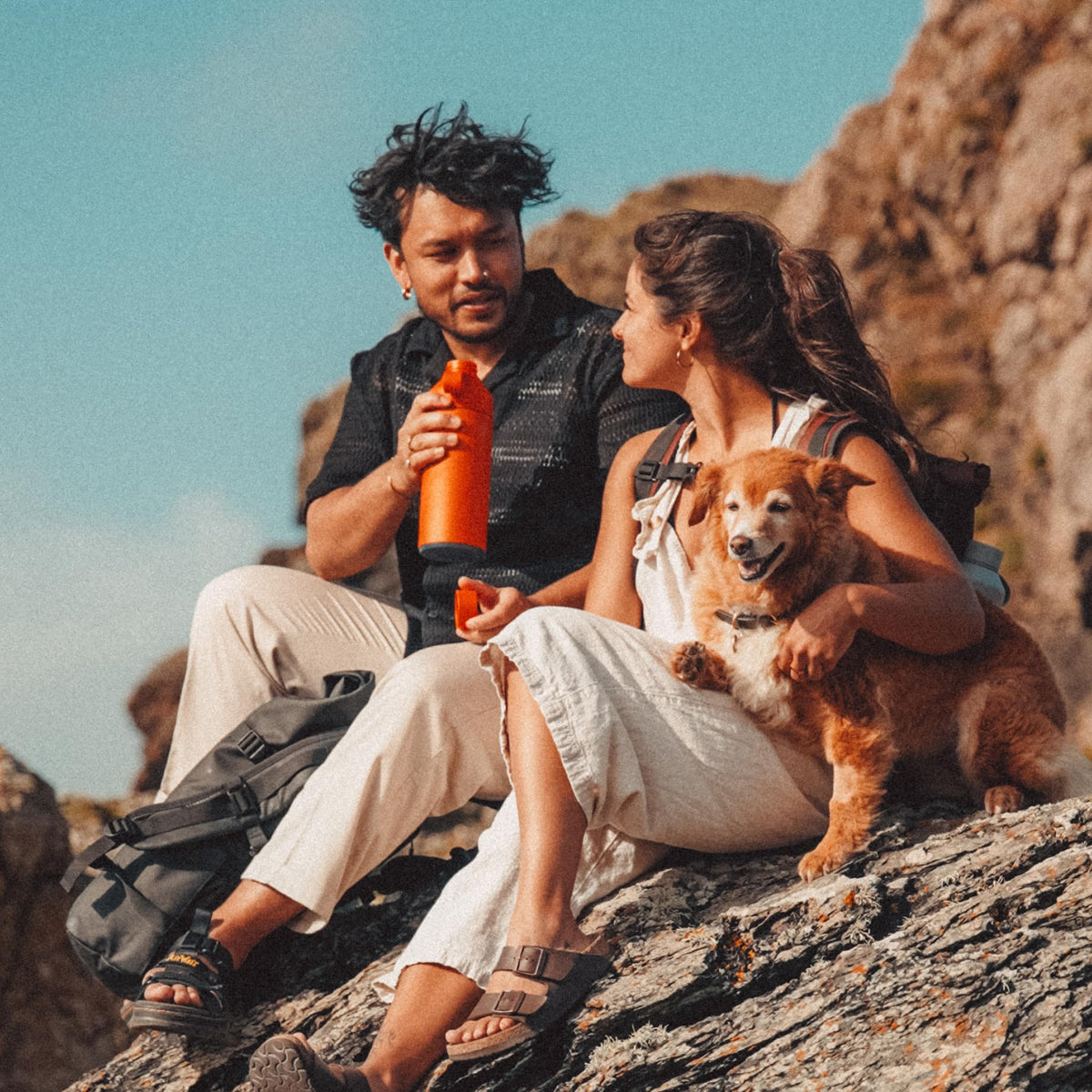 Original 34oz Stainless Steel Water Bottle (Sun Orange)