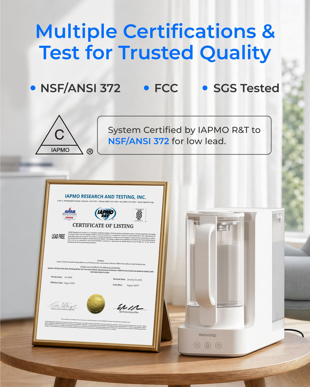 C2SL Countertop Reverse Osmosis Water Filter