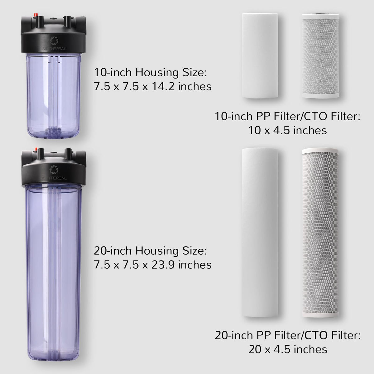 Whole House Water Filter Housing