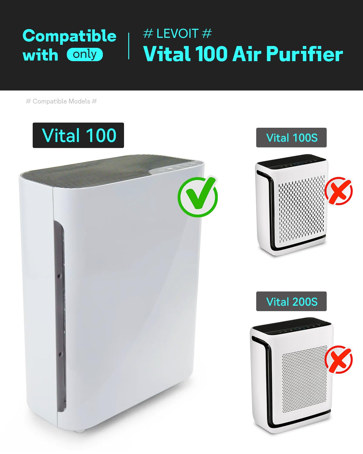 Vital 100 Air Purifier Replacement Filter (Vital 100-1p)