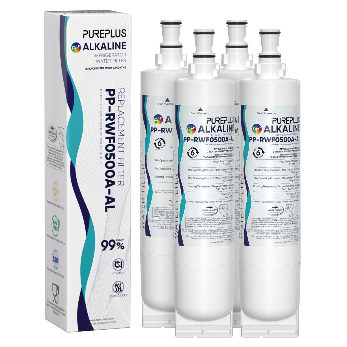 Alkaline 4396508 Replacement for EDR5RXD1 (4 Count (Pack of 1))