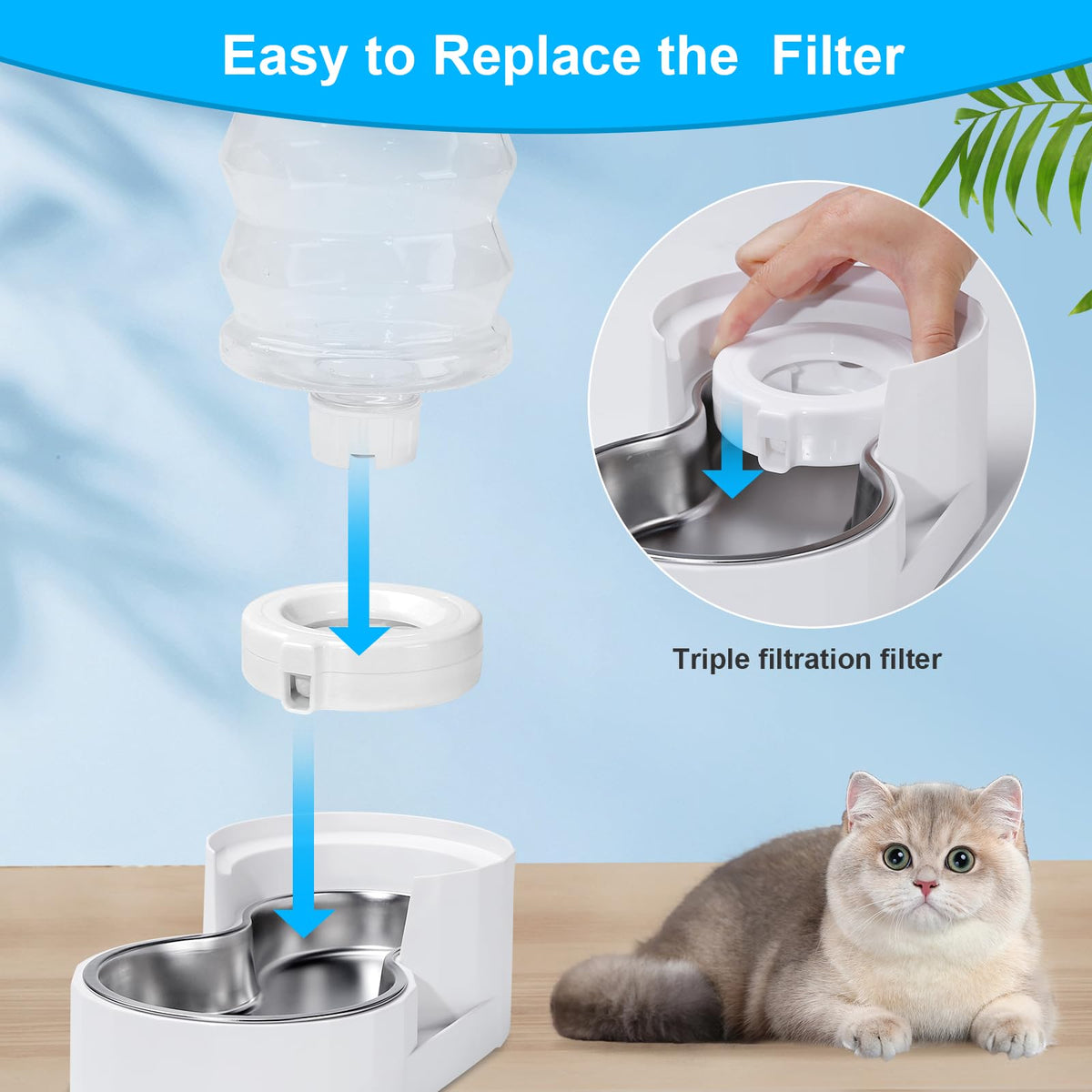 8 Pack Replacement Filters for 3L