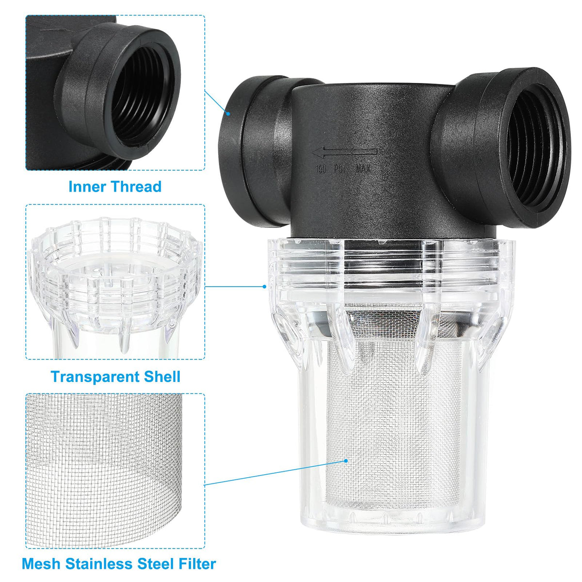 1 Inch Water Pump Strainer Filter (1 Inch)