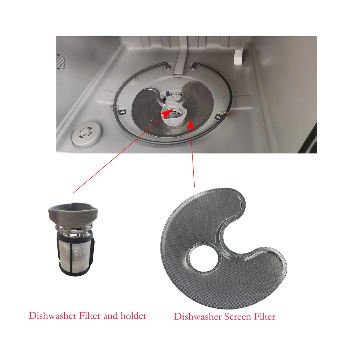 Dishwasher Screen Filter Replacesment of Sam