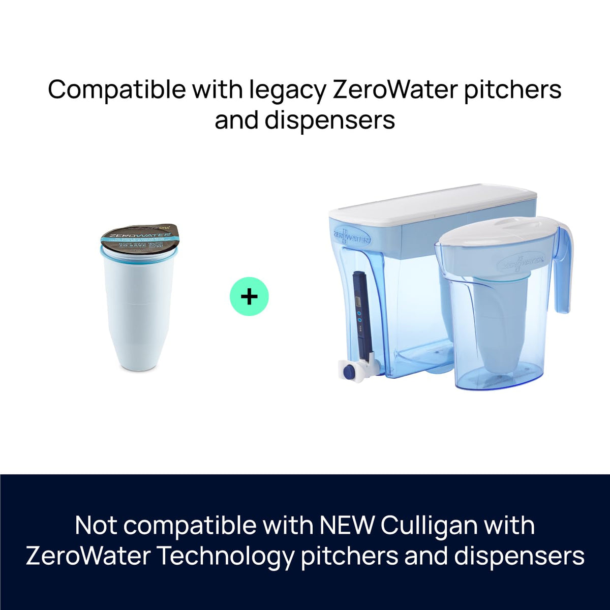 Official Replacement Water Filter Removes PFOA (12-Pack)