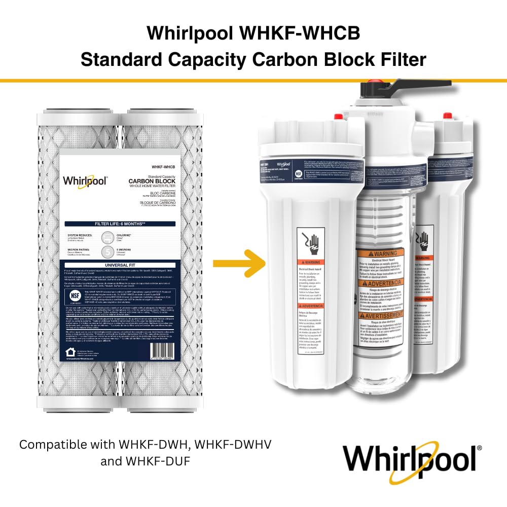 10" x 2.5" Carbon Block Water Filter WHKF