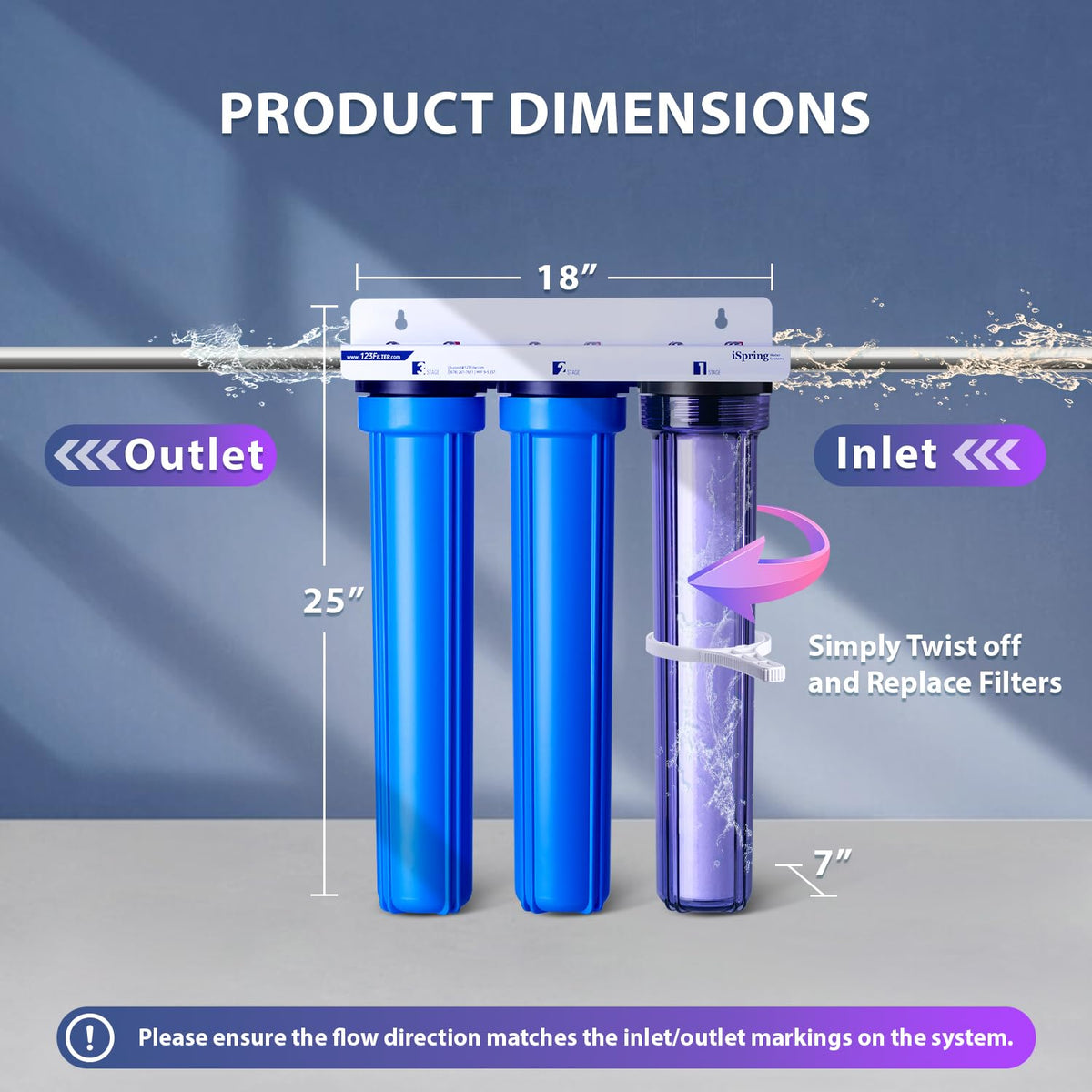 Heavy Metals Whole House Water Filter System w