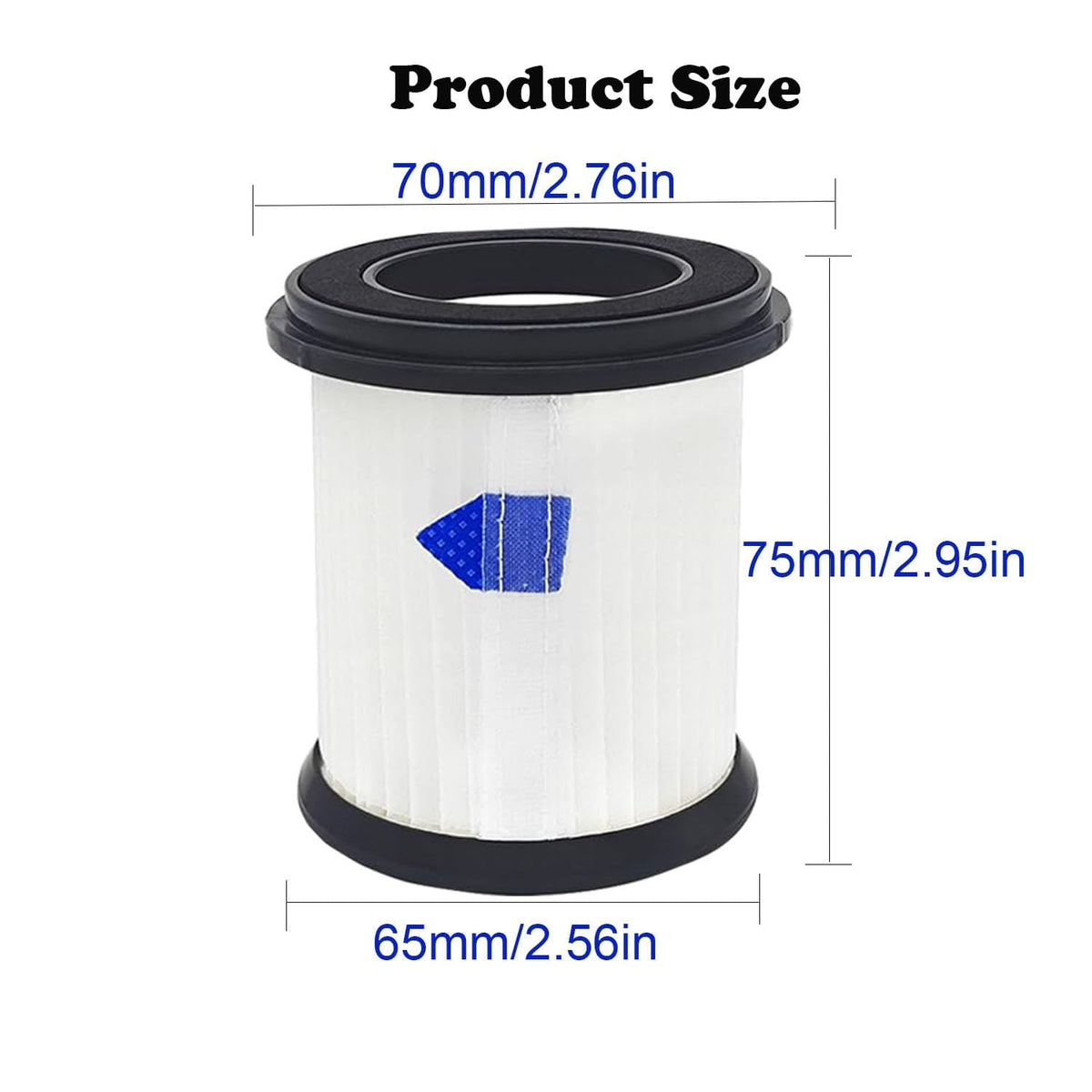 High Efficiency Filter Replacement for TMA T120 T121 T151 T150 T220 T210 T181 T180 T220 Cordless Vacuum Cleaner (HH-S6P-8+1)