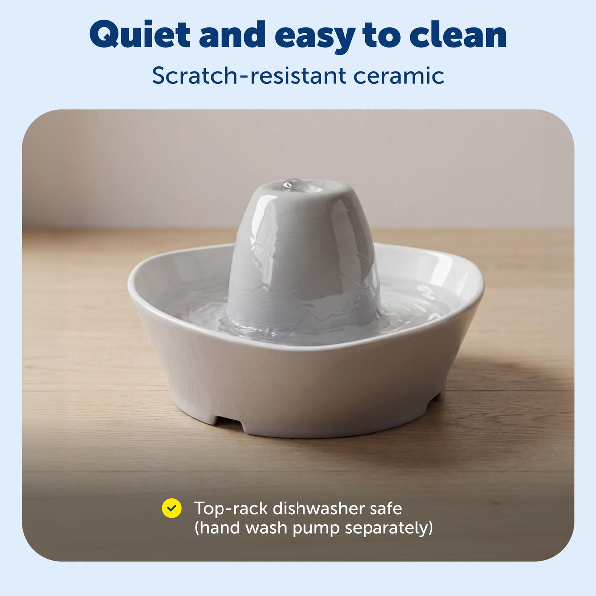 Creekside Ceramic Pet Fountain (Fountain + 12 Carbon Filters + 2 Foam Filters)