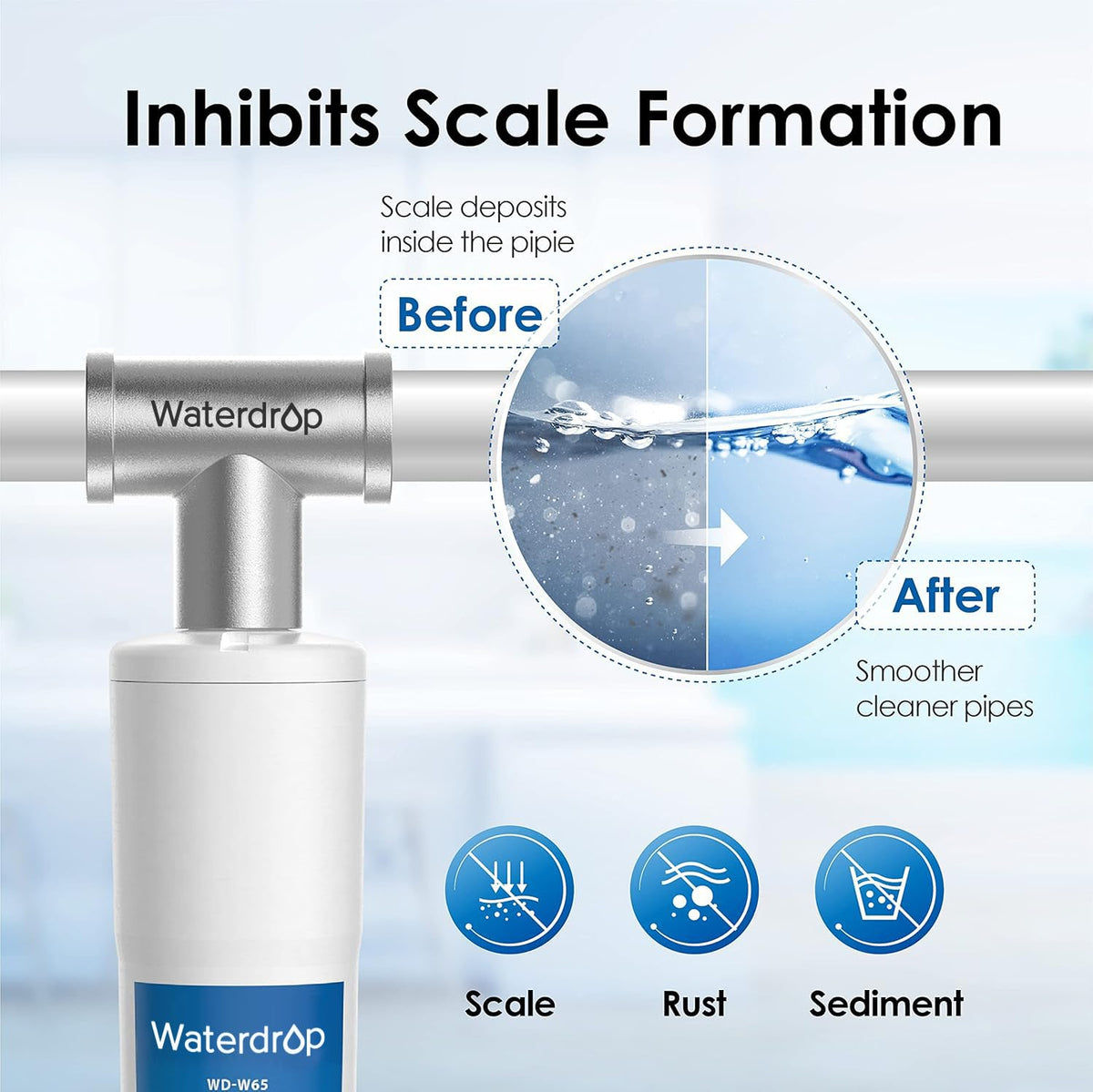 AP431 Whole House Scale Inhibitor with T