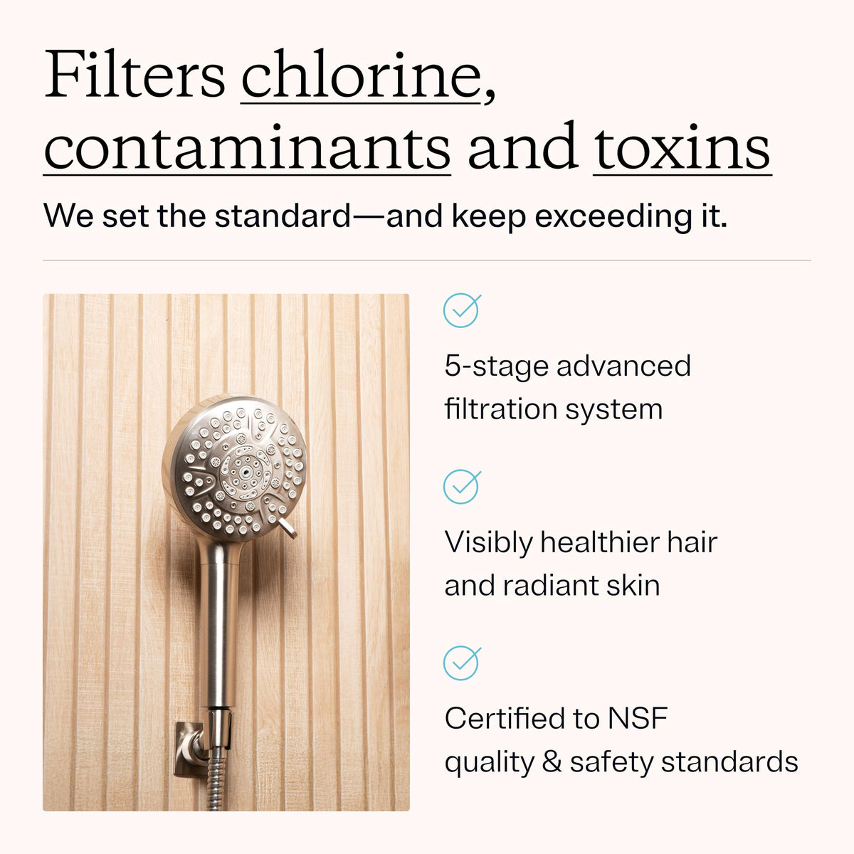 Handheld Shower Head Filter Replacement (1 Pack)