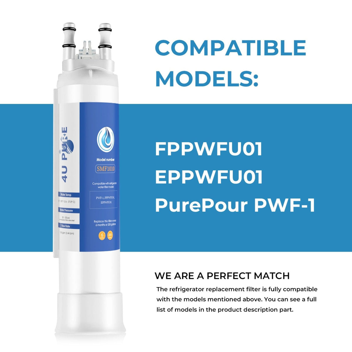 FPPWFU01 Replacement Compatible with EPPWFU01 PureAdvantage PWF