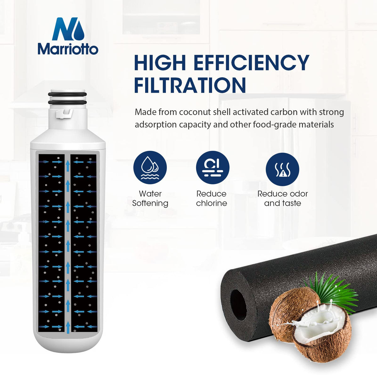 LT1000PC Water Filter and LT120F Air Filter Replacement (3+3 Count)