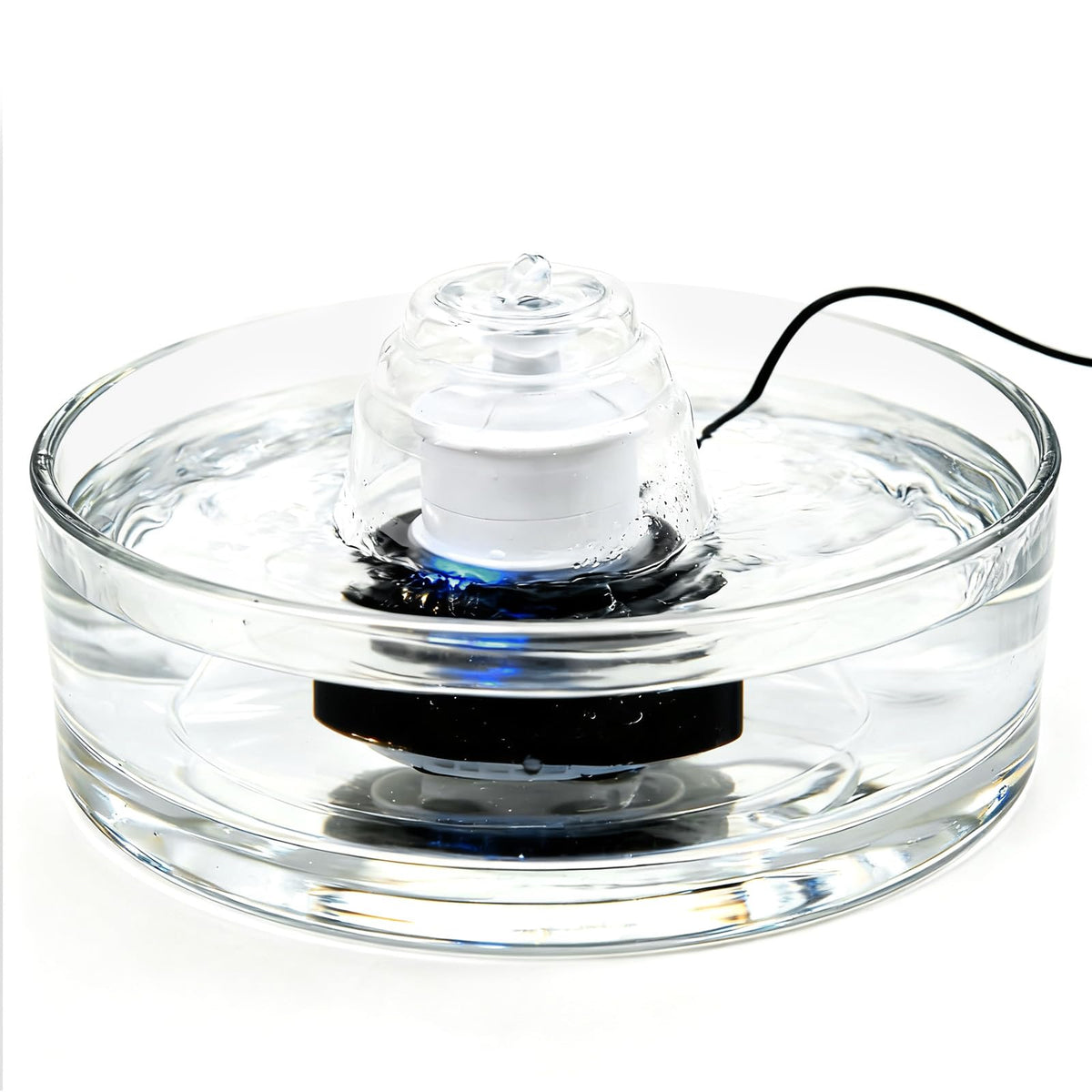 Glass Cat Water Fountain