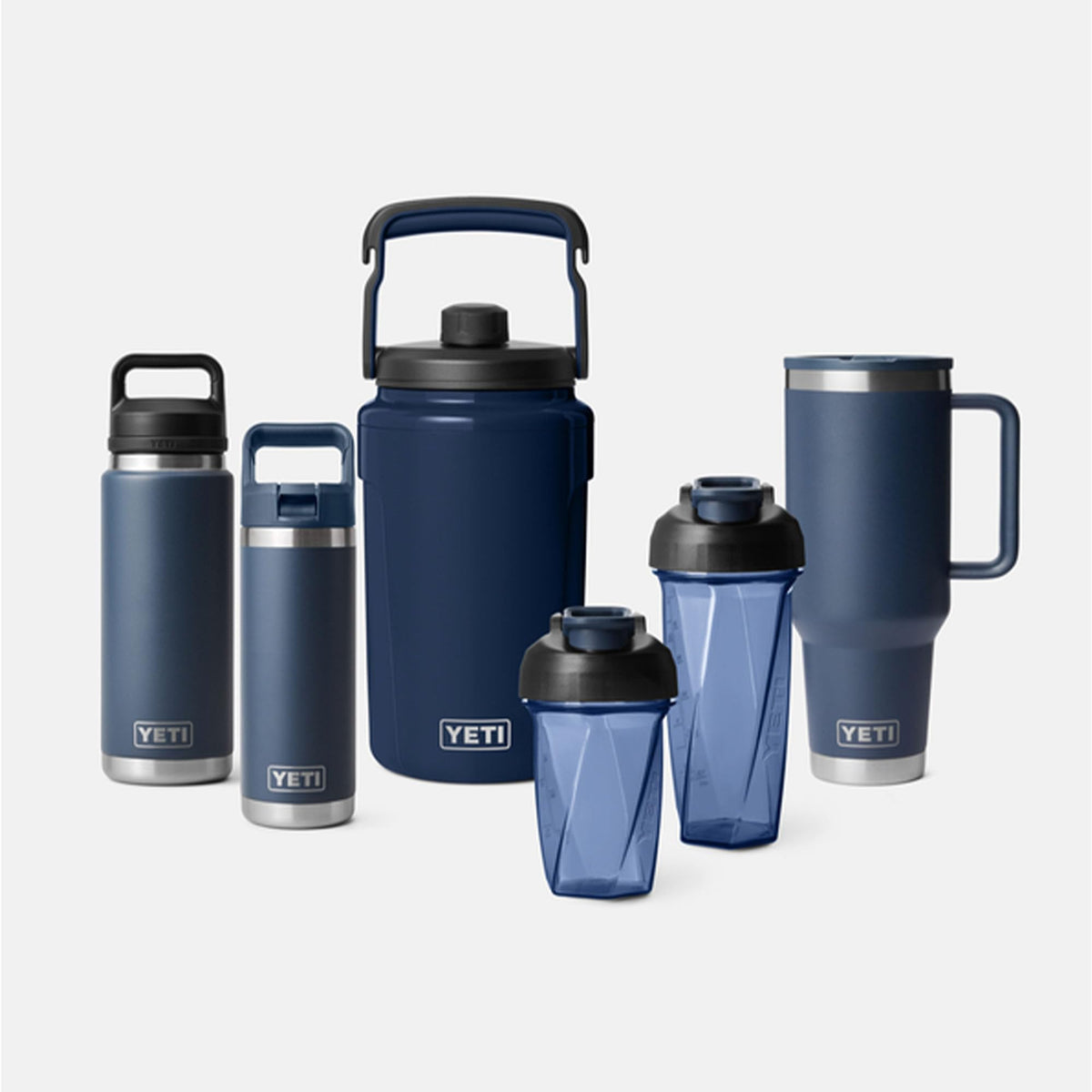 Yonder Helimix Vortex Blender Shaker Bottle Holds up to 27oz (Navy / 27 Ounces)