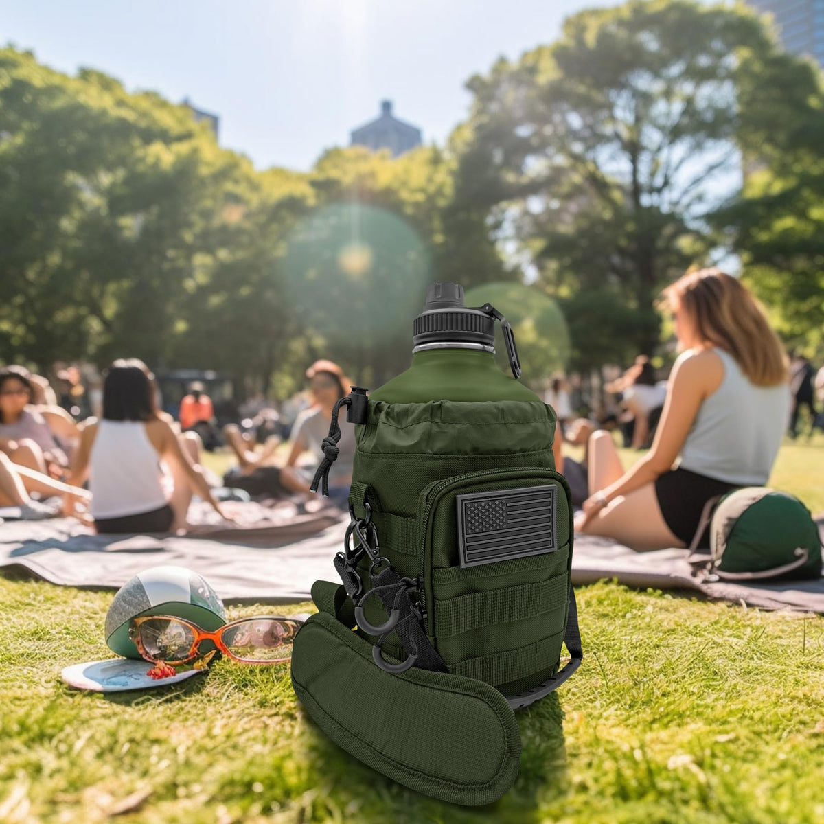 128 Oz Water Bottle Big (128 Oz / Green)