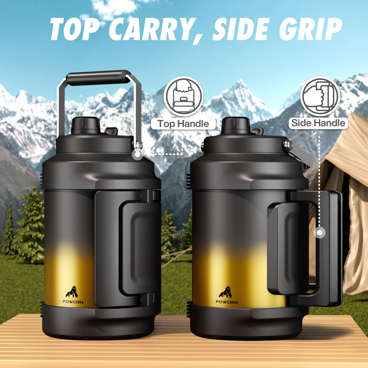 128 oz Insulated Water Bottle (King / 128 Ounces)