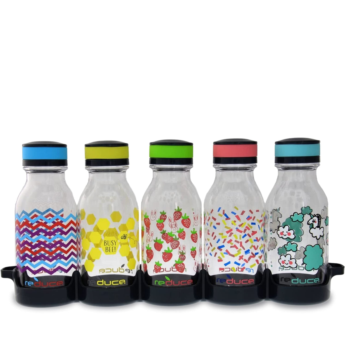 WaterWeek Refillable Water Bottles (14 Ounces / Berry Fun)