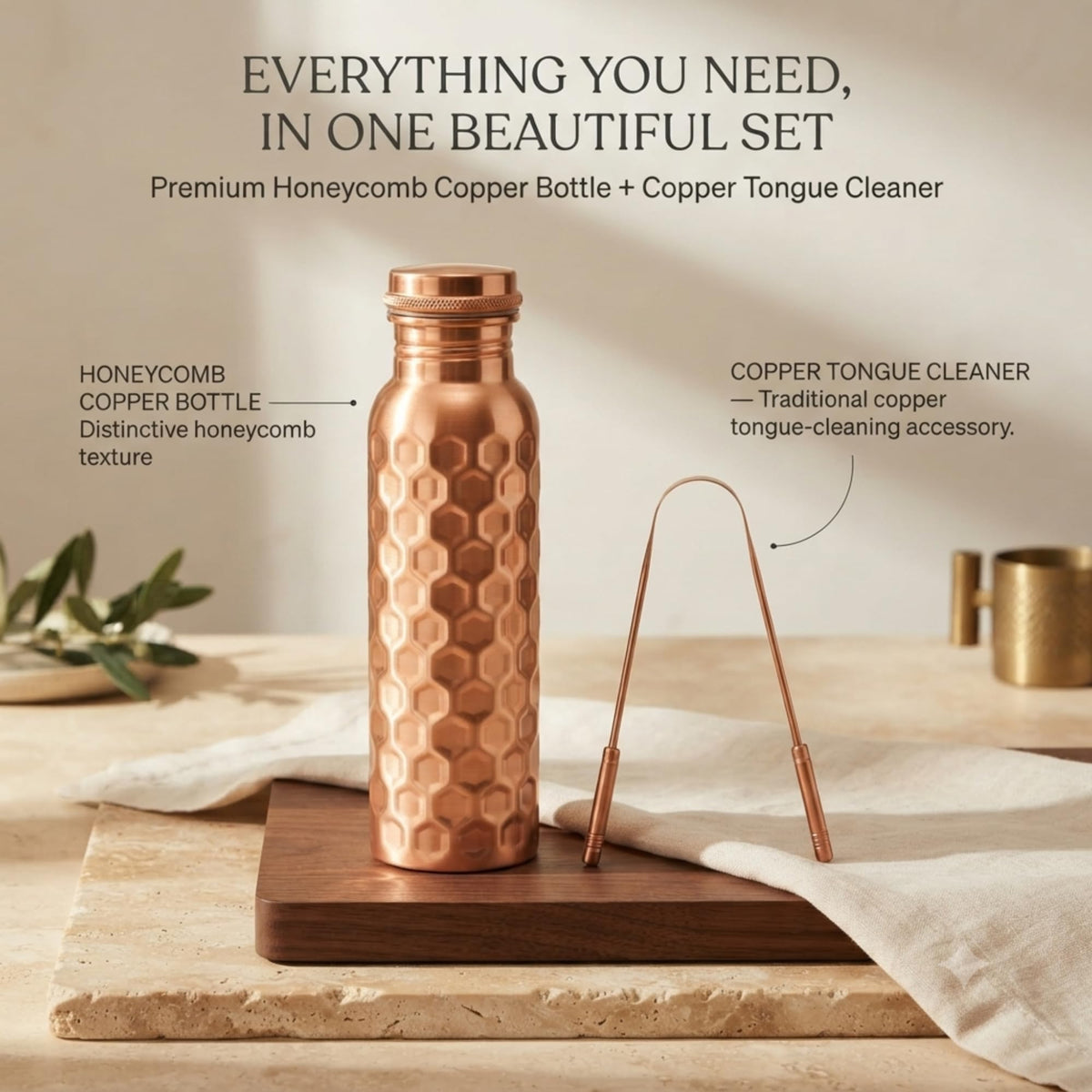 Copper Water Bottle