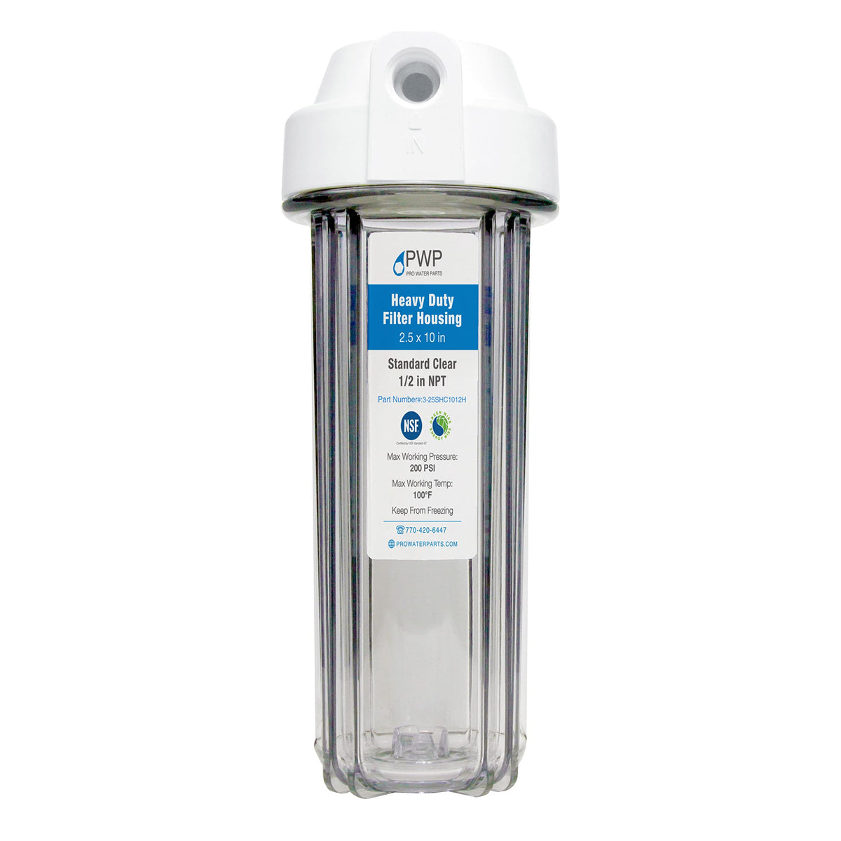 RV Water Filter System with Activated Carbon Filter 2.5X10 1