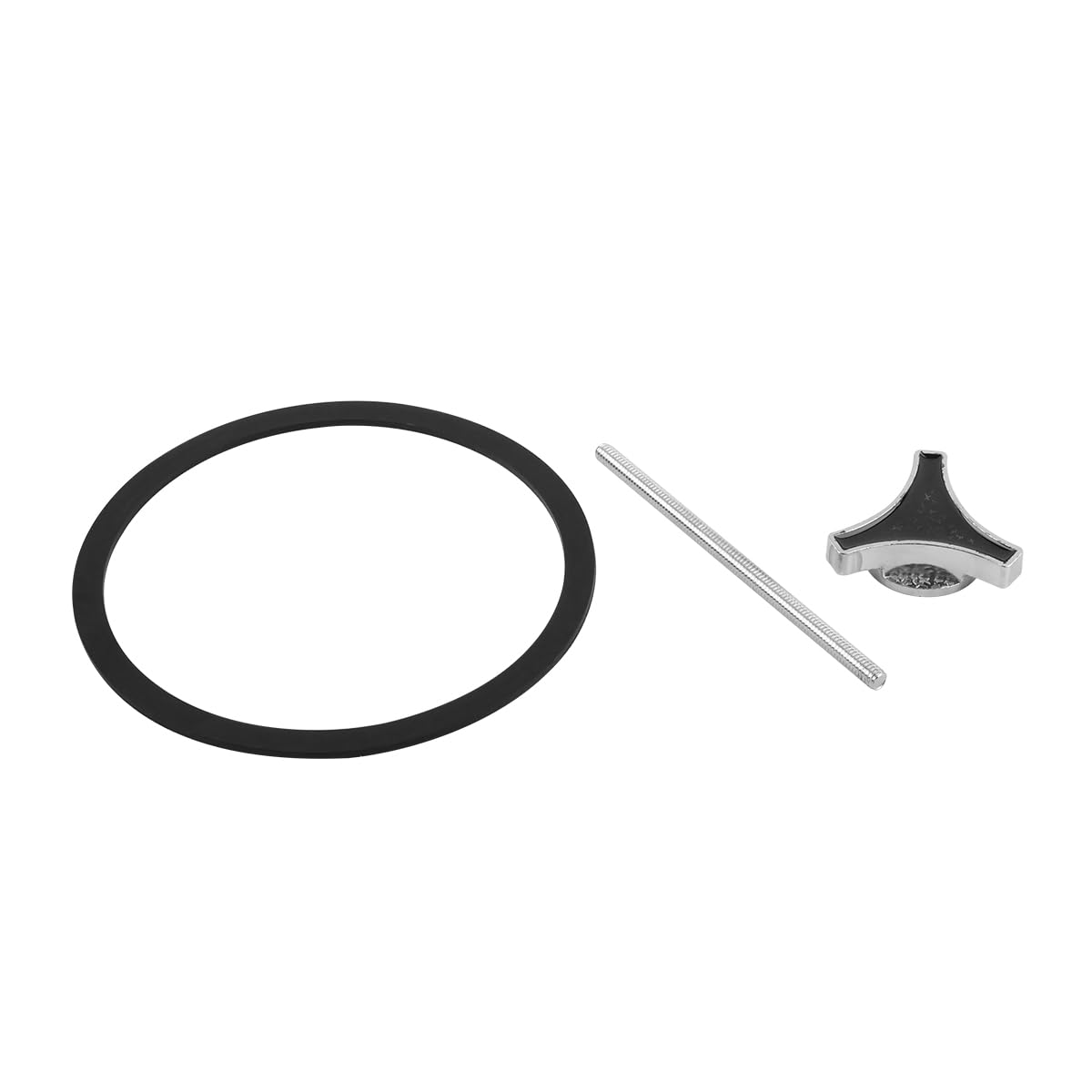 14"x3" Round Air Cleaner filter Kit for Carburetor Red Chrome (14"*3")