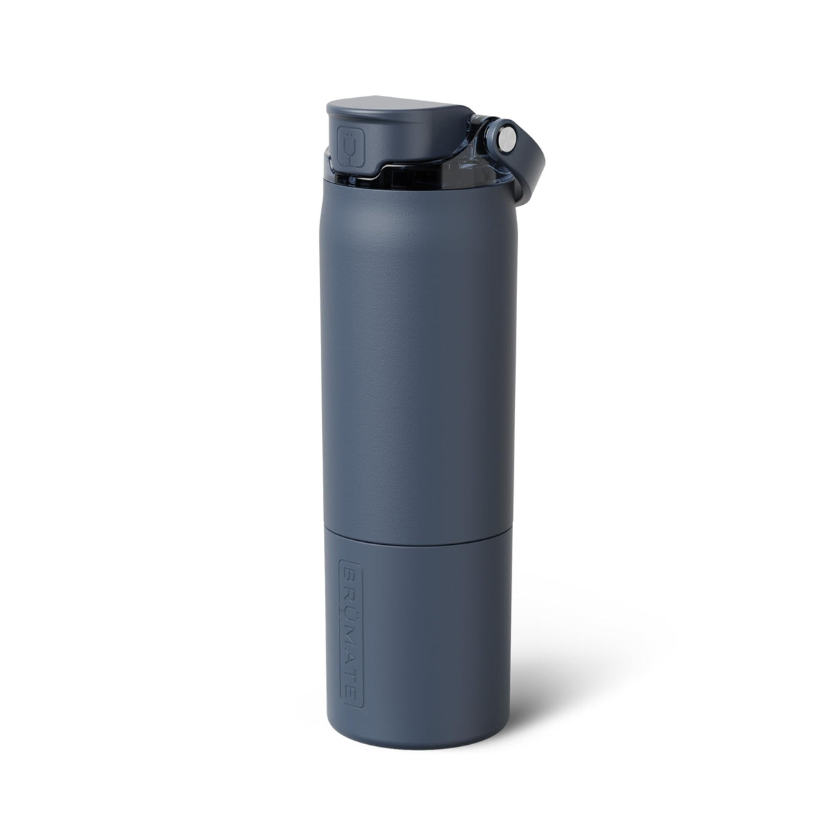 Rise 25oz Water Bottle With 100% Leakproof Covered Silicone Straw (Nightfall Blue / 25 Ounces)