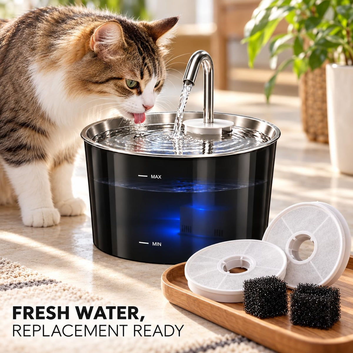 2.2L Pet Fountain Replacement Filters