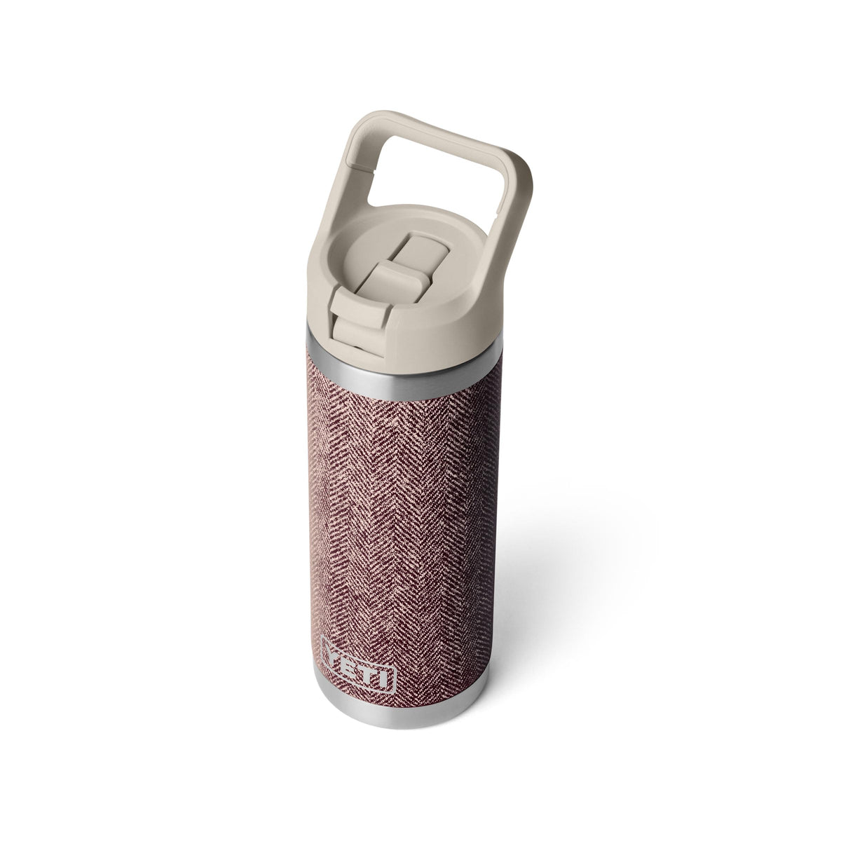 Rambler 18 oz Bottle (Riverhead Red - Textured)