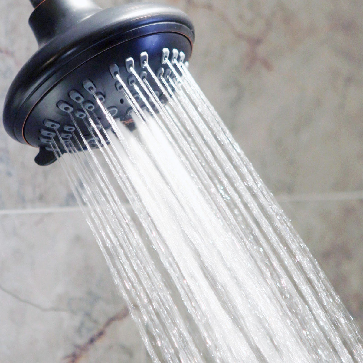 6 Function Luxury Shower Head (Oil Rubbed Bronze / 2.5 GPM)