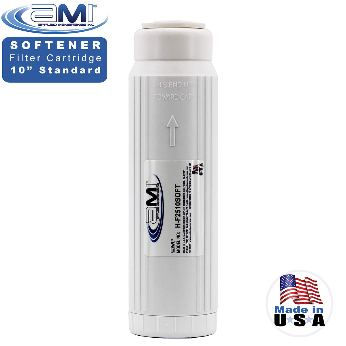 AMI Water Softening Filter Cartridge (10 Inch Standard)