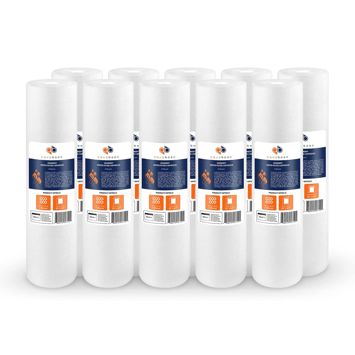 5 Micron 20 x 4.5 Sediment Water Filter Replacement