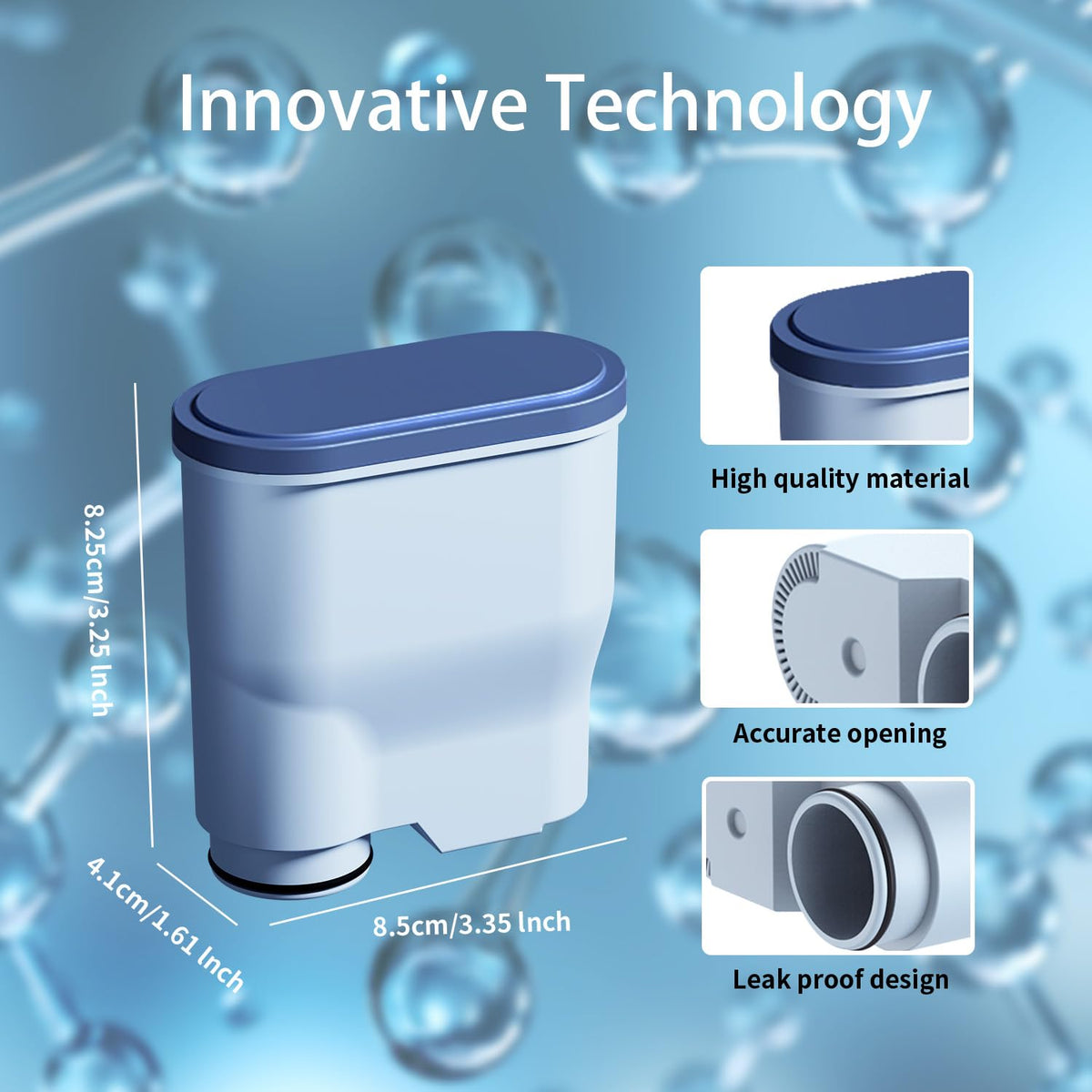 Coffee Machine Water Filter Compatible with Philips Saeco AquaClean CA6903 (pack of 2)