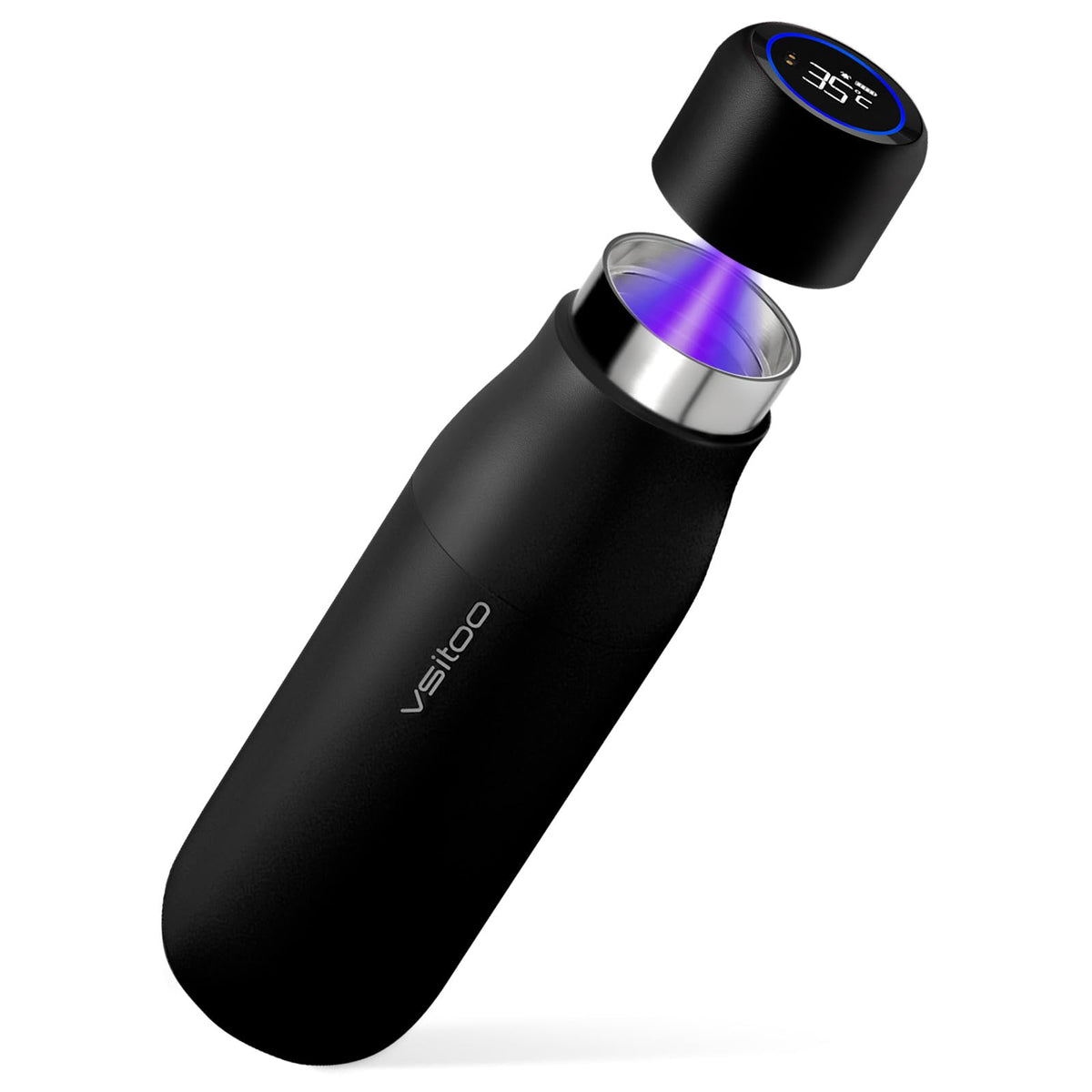 S1 15oz Mini Insulated Stainless Steel Self (Black / 14.8 Ounces)