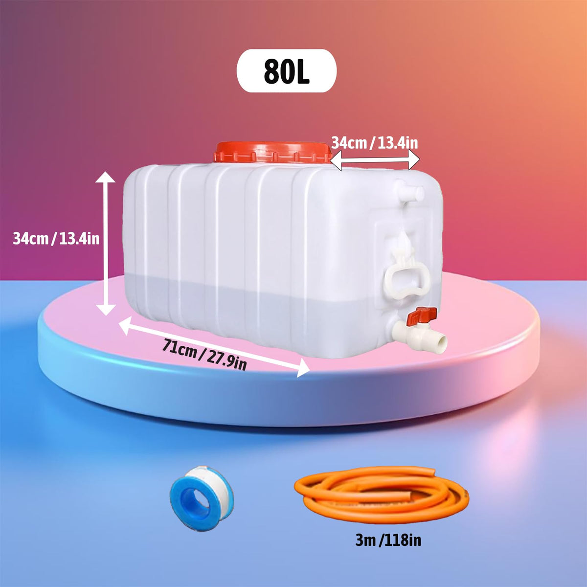 Water Storage Water Storage Container Food (80L)