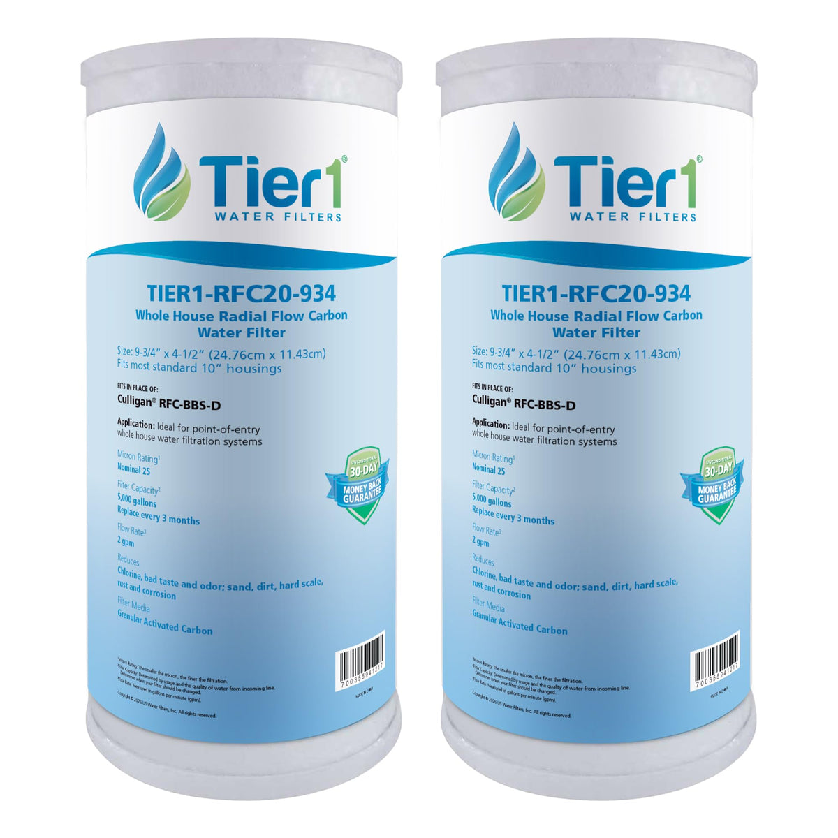 25 Micron 4.5" × 10" Filter Replaces FXHTC (25 Micron / 2 Count (Pack of 1))