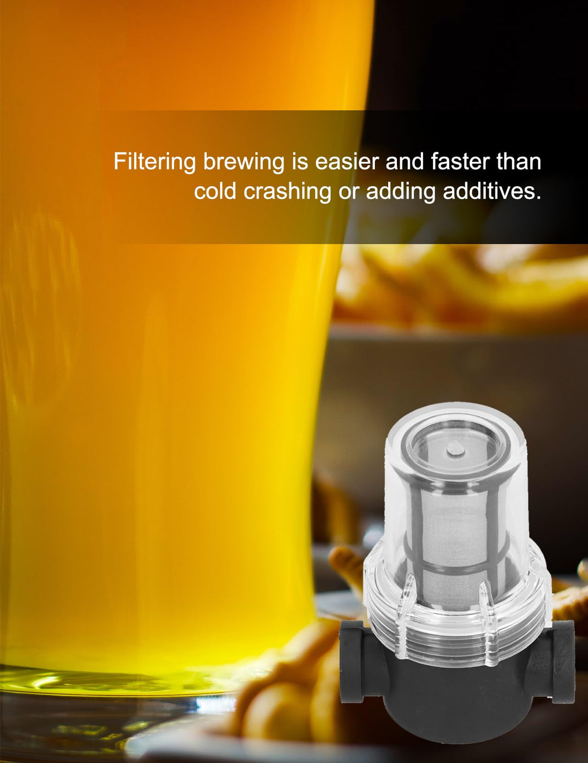 Inline Beer Filter (80 Mesh 180Micron)