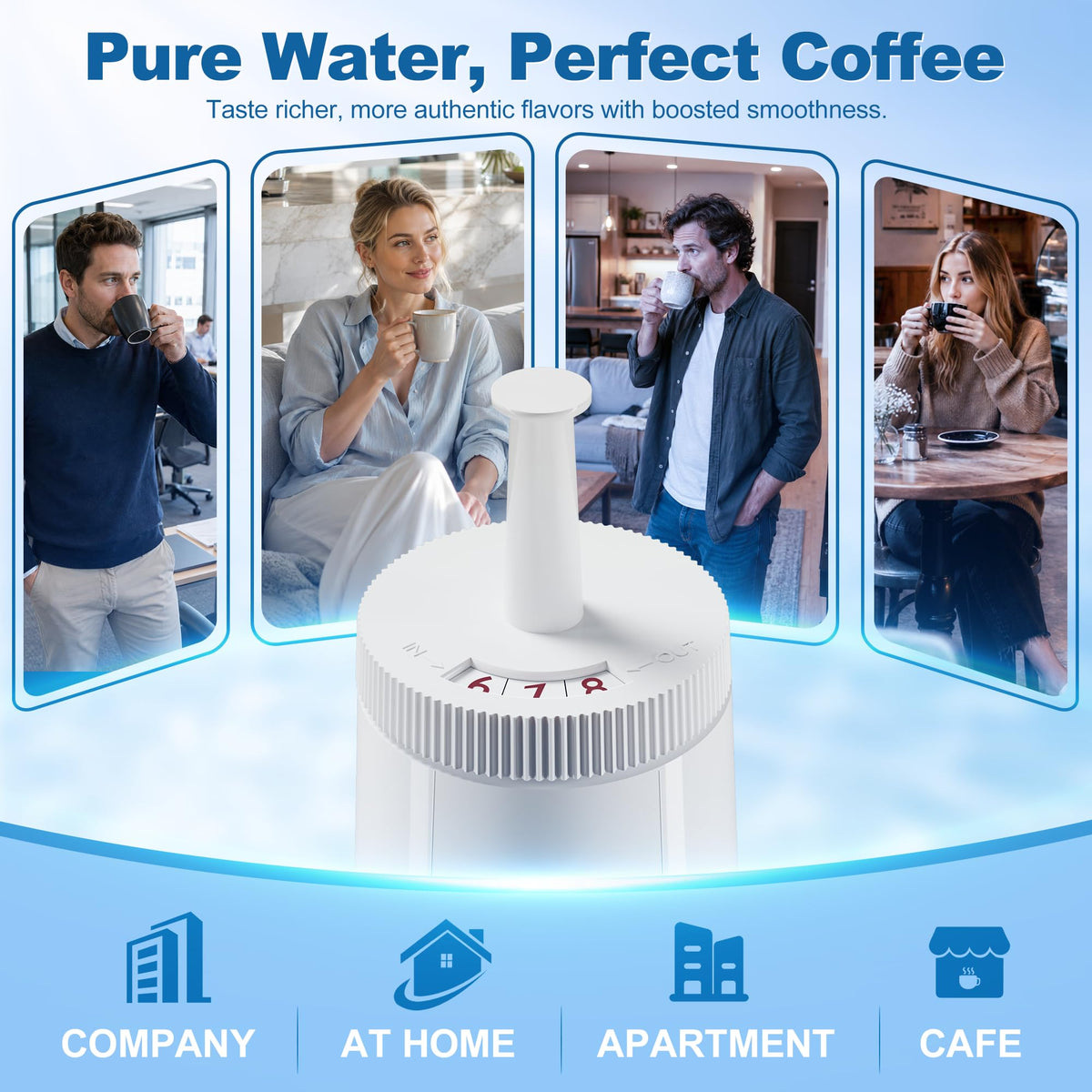 Replacement Water Filter for Breville Barista Touch Espresso Machine BES880