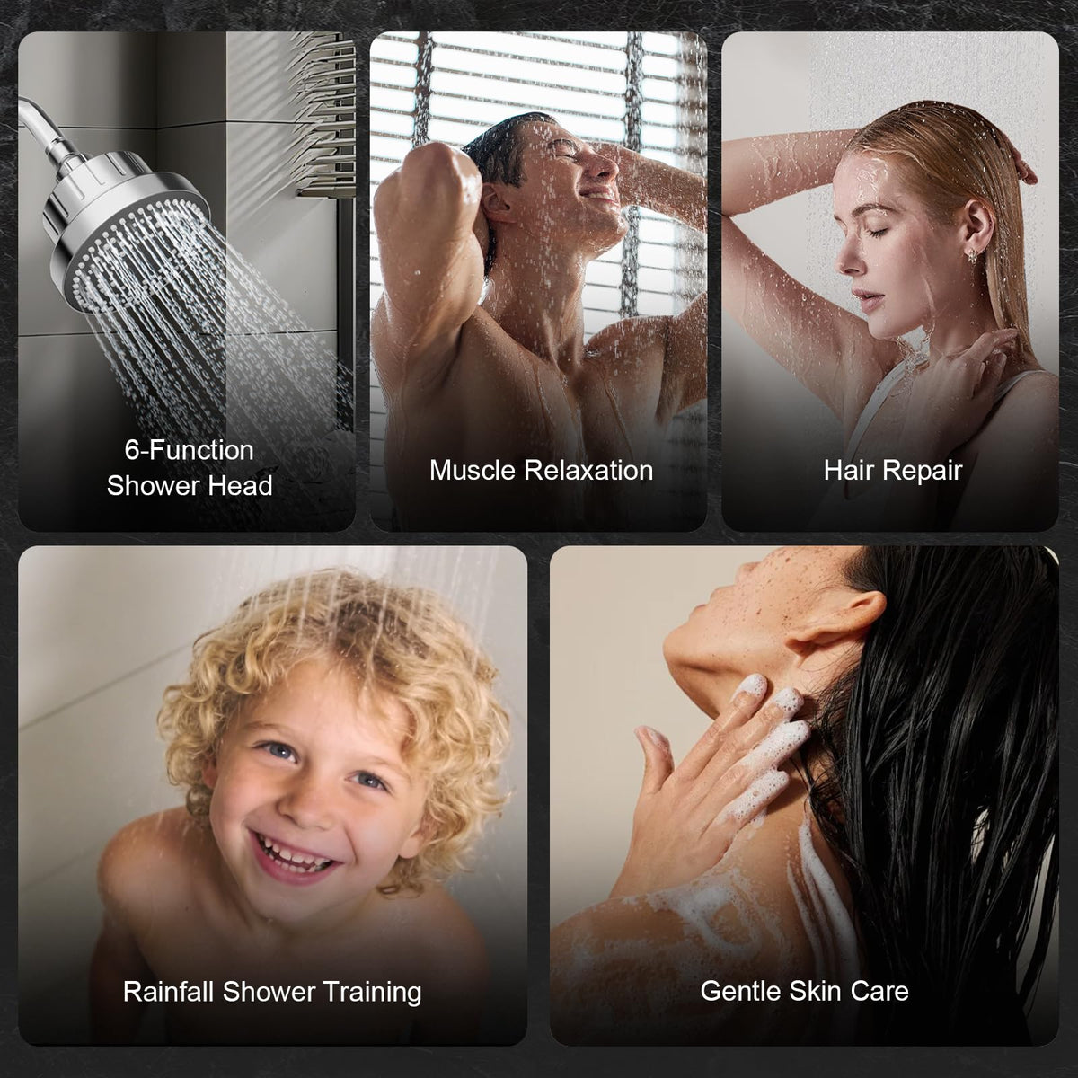 Filtered Shower Head (Chrome)
