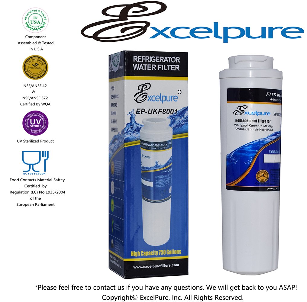 UKF8001 Replacement for Whirlpool FILTER 4 (1 Count (Pack of 1))