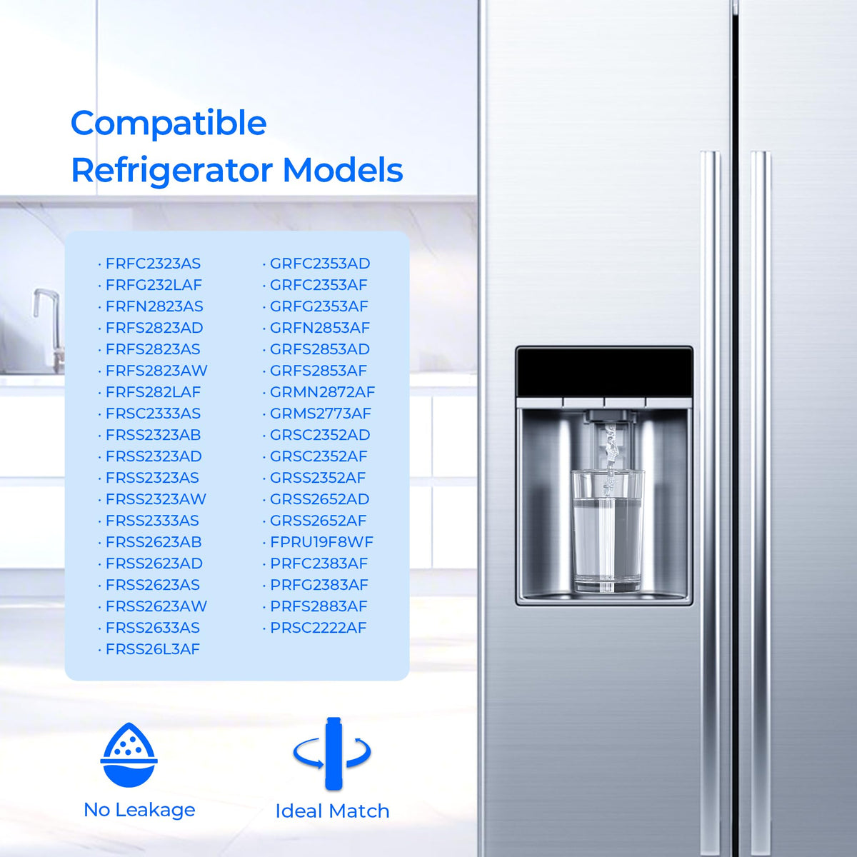 PWF 1 FPPWFU01 Frigidaire Water Filter (3 Pack)